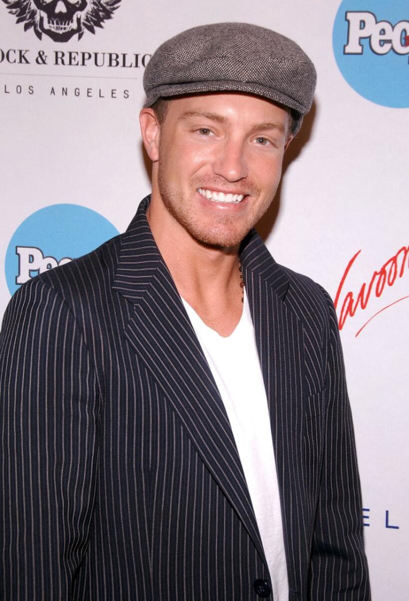 Lane Garrison at the People En Espanol Celebration of 50 Most Beautiful Gifting Suite.