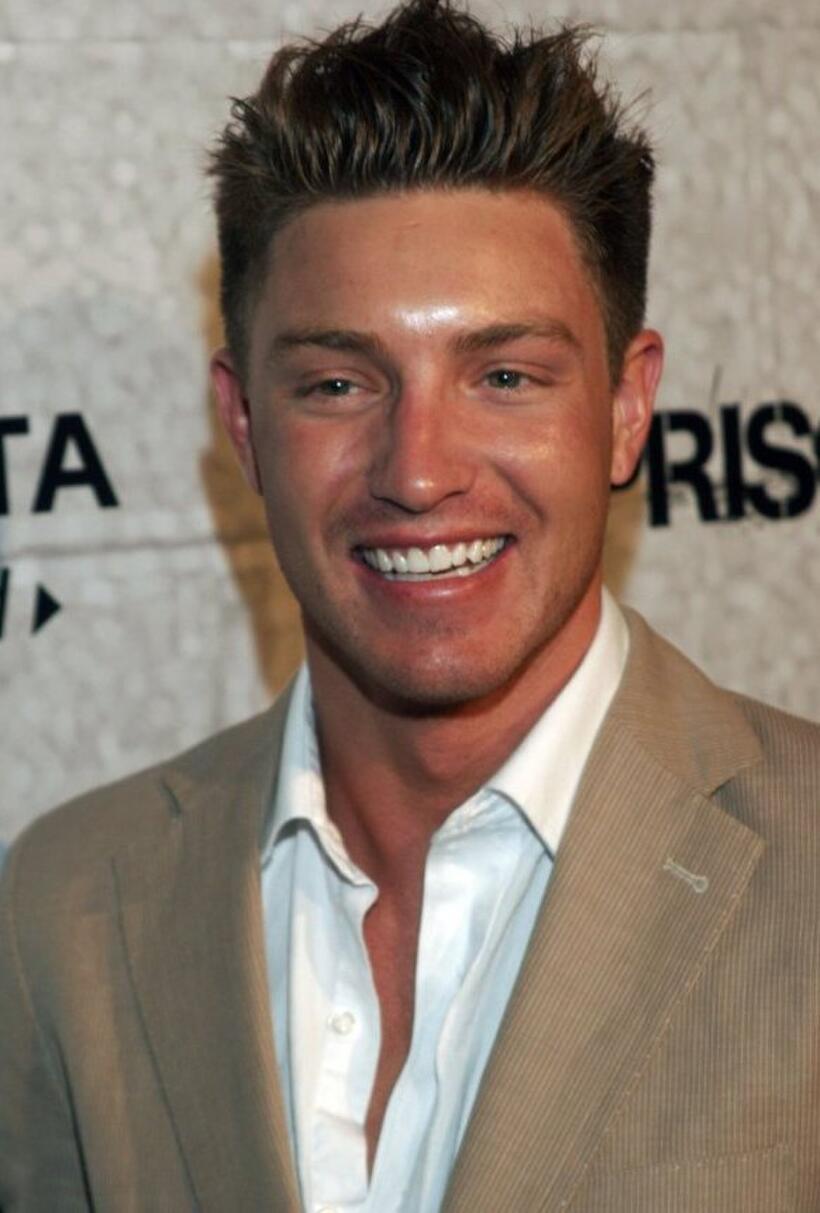 Lane Garrison at the end of season screening party of "Prison Break."