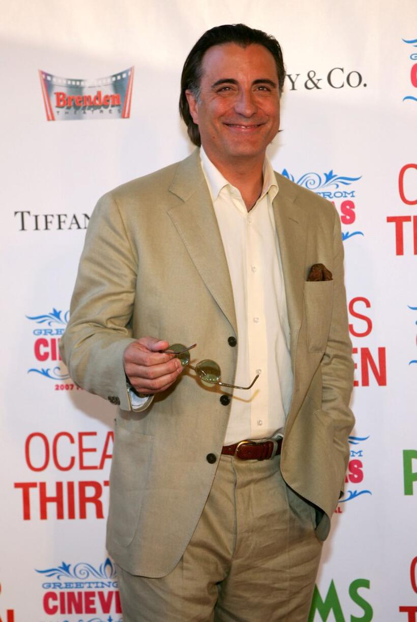 Andy Garcia at the CineVegas Film Festival opening night of "Oceans Thirteen".