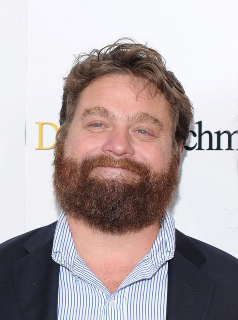 Zach Galifianakis at the New York premiere of "Dinner For Schmucks."