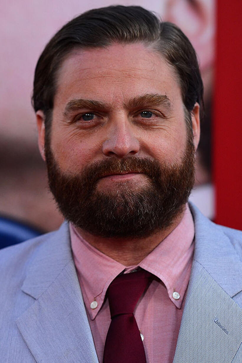Zach Galifianakis at the Hollywood premiere of "The Campaign."