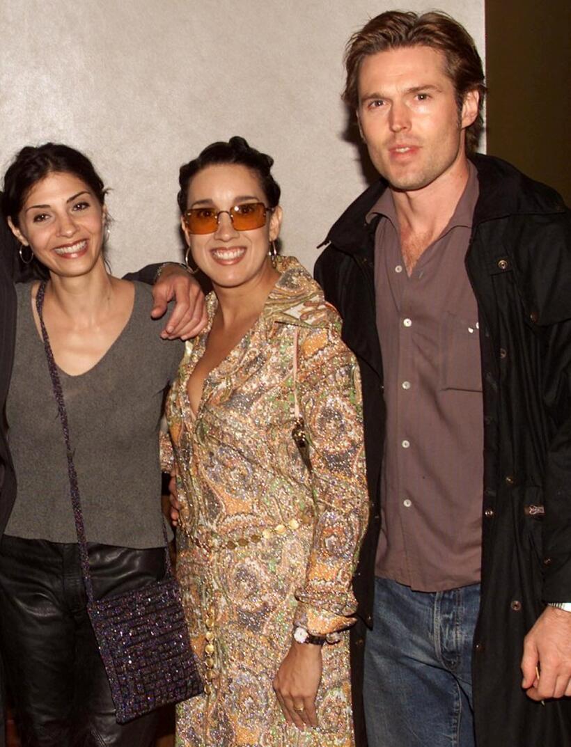 Callie Thorne, Eileen Galindo and Bill Sage at the screening of "Double Parked."