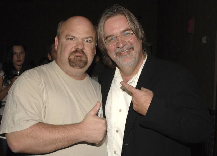 Kyle Gass and Producer Matt Groening at the after party of the premiere of "Tenacious D In: The Pick Of Destiny."