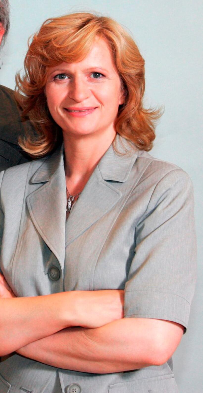 Johanna Gastdorf at the photocall in Berlin.