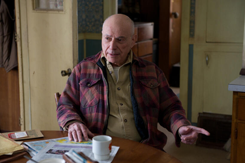 Alan Arkin as Gorvy Hauer in ``Thin Ice.''
