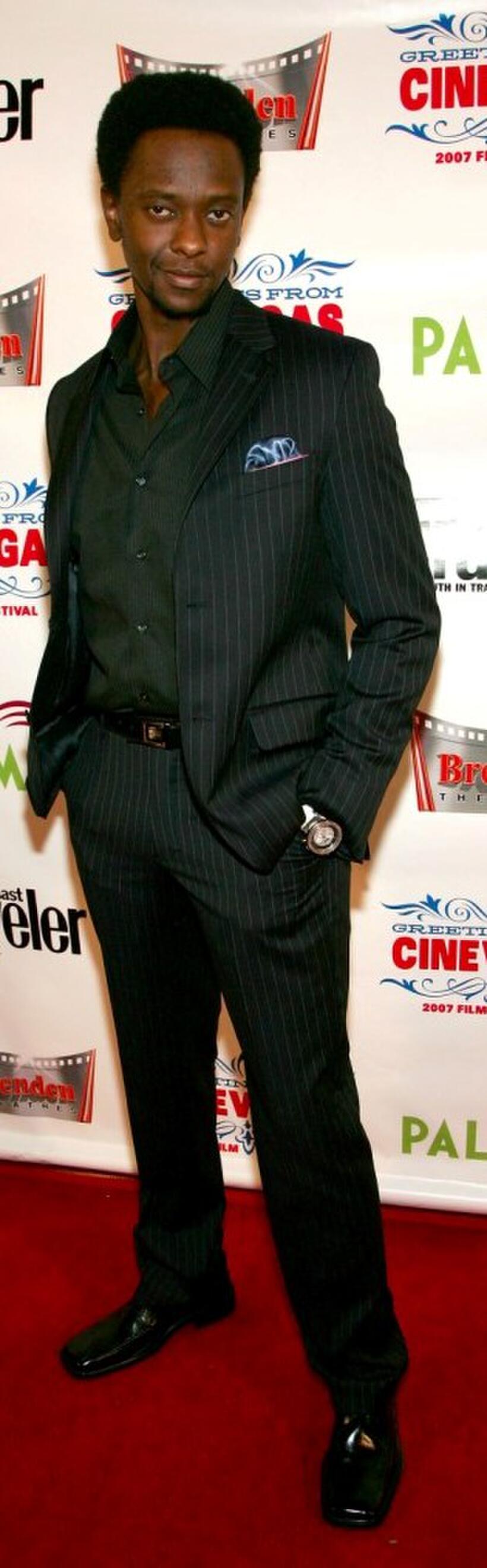 Edi Gathegi at the world premiere of "The Fifth Patient" during the CineVegas film festival.