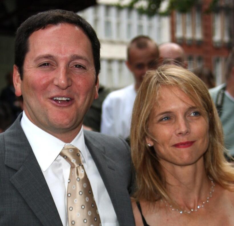 Tom Gallop and Guest at the UK premiere of "The Bourne Ultimatum."