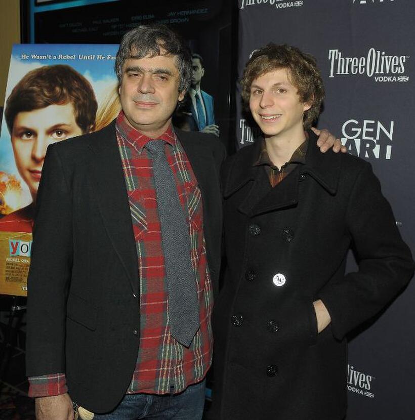 Miguel Arteta and Michael Cera at the special screening of "Youth in Revolt."