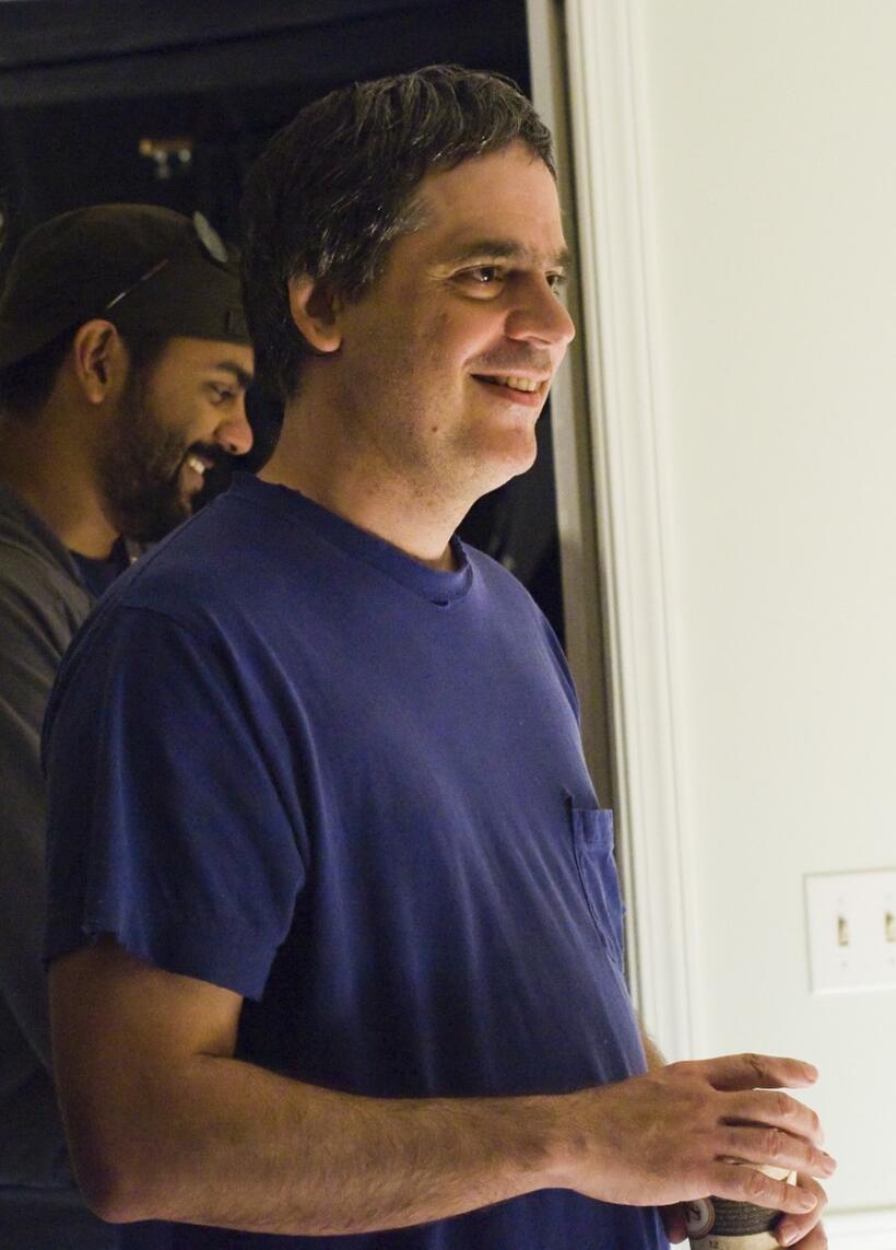 Director Miguel Arteta on the set of "Youth in Revolt."