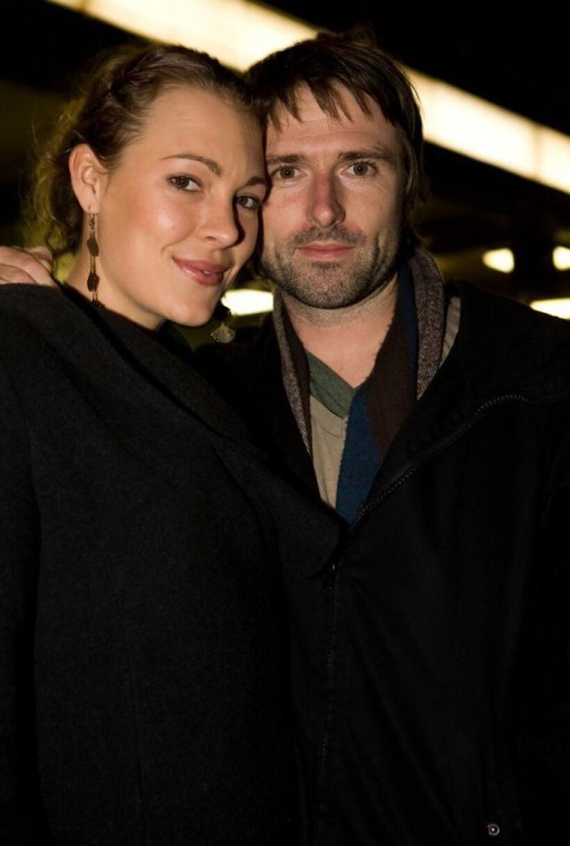 Mirrah Foulkes and Damian De Montemas at the opening night of the St Kilda Film Festival.
