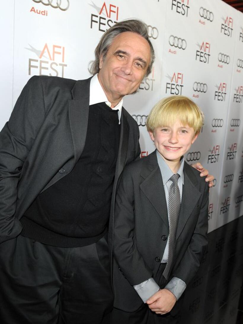 Director Joe Dante and Nathan Gamble at the AFI FEST 2009.
