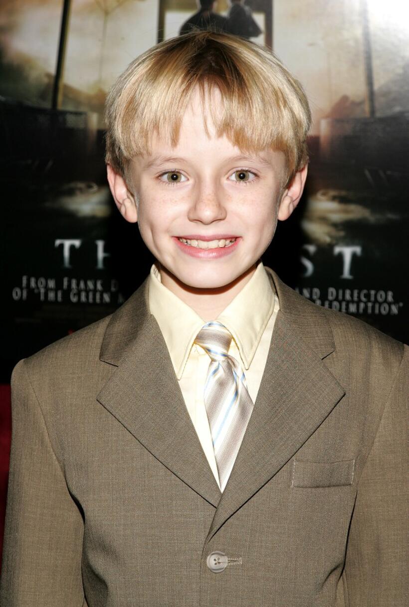 Nathan Gamble at the premiere of "The Mist."