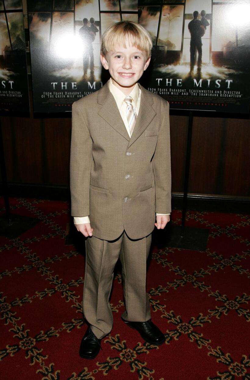 Nathan Gamble at the premiere of "The Mist."