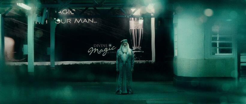 Michael Gambon as Professor Albus Dumbledore in "Harry Potter and the Half-Blood Prince."