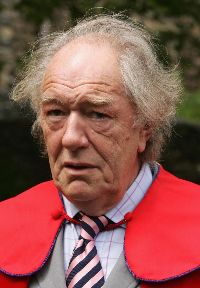 Michael Gambon at the Canterbury Cathedral before receiving an Honorary Degree from the University of Kent.