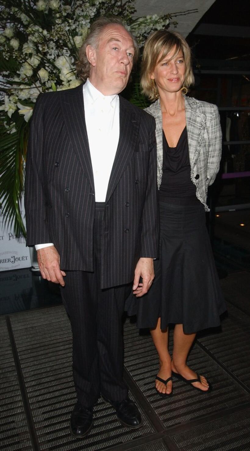 Michael Gambon and Writer Nicola Formby at the party ahead of the weekend's Urban Music Festival.
