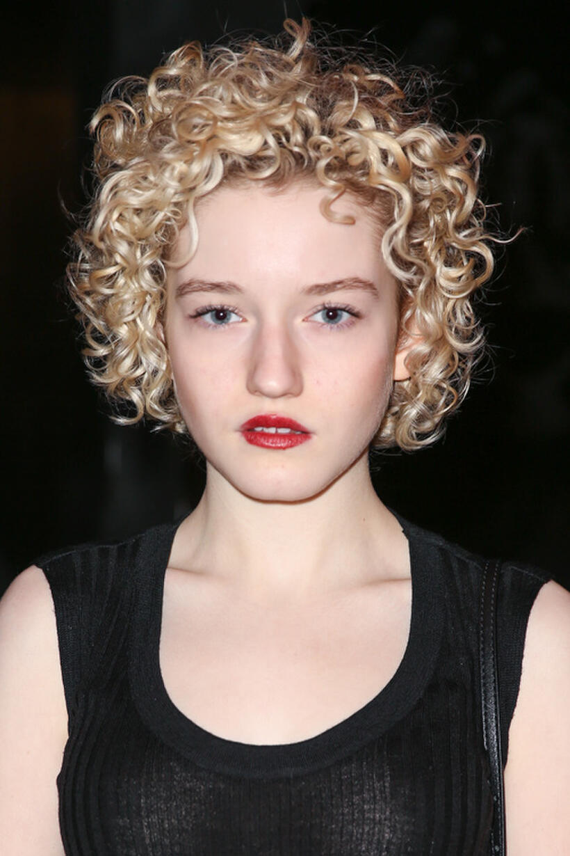 Julia Garner at the Philosophy By Natalie Ratabesi fall 2013 fashion show during the Mercedes-Benz Fashion Week in New York.