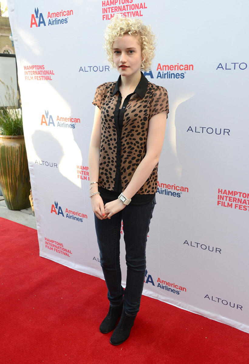 Julia Garner at the New York premiere of "Electrick Children" during the 20th Hamptons International Film Festival.