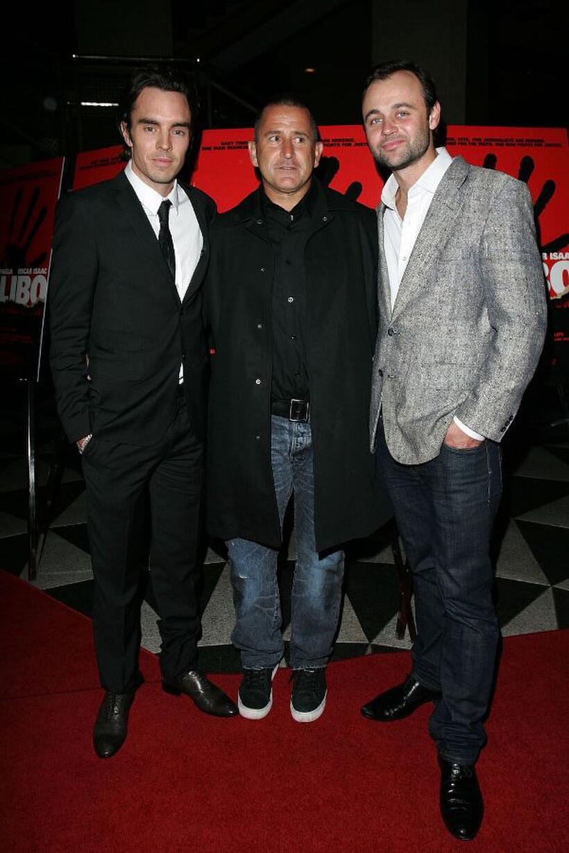 Damon Gameau, Anthony LaPaglia and Gyton Grantley at the screening of "Balibo."