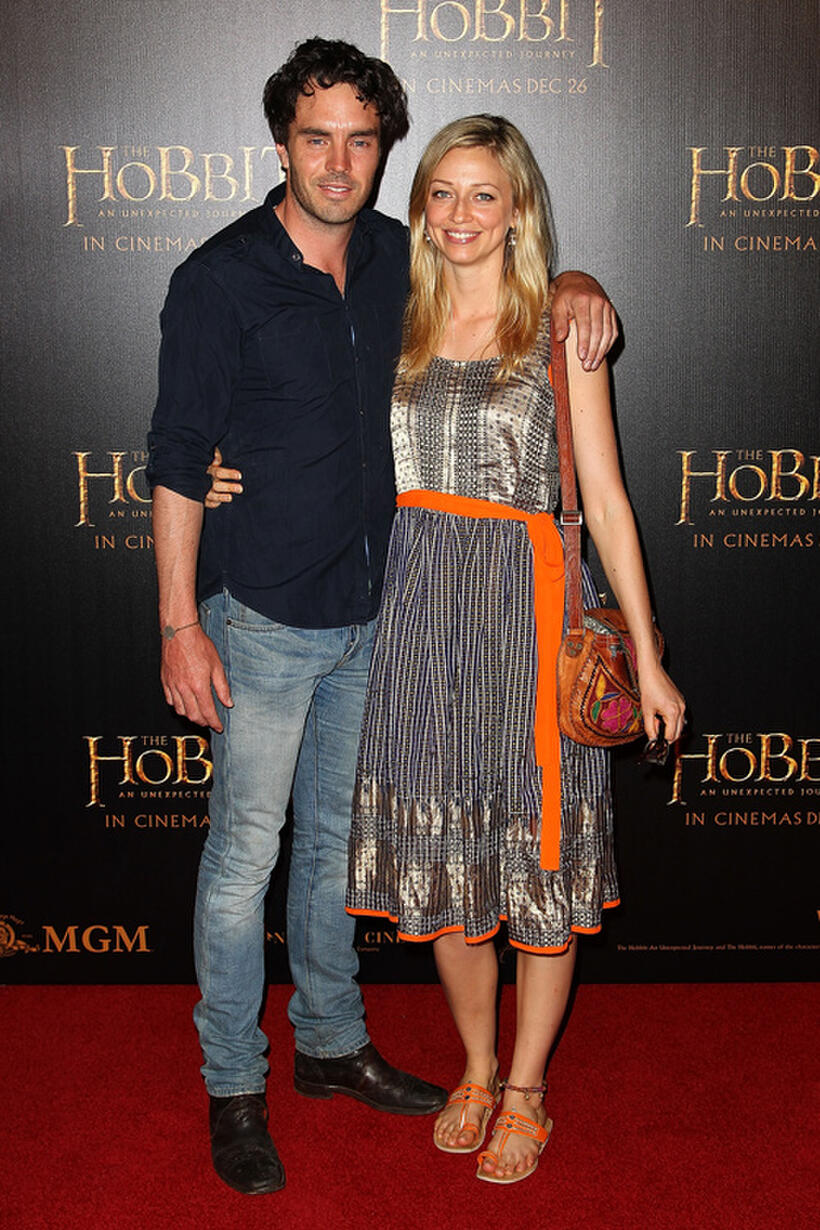 Damon Gameau and Zoe Tuckwell-Smith at the Melbourne premiere of "The Hobbit: An Unexpected Journey."