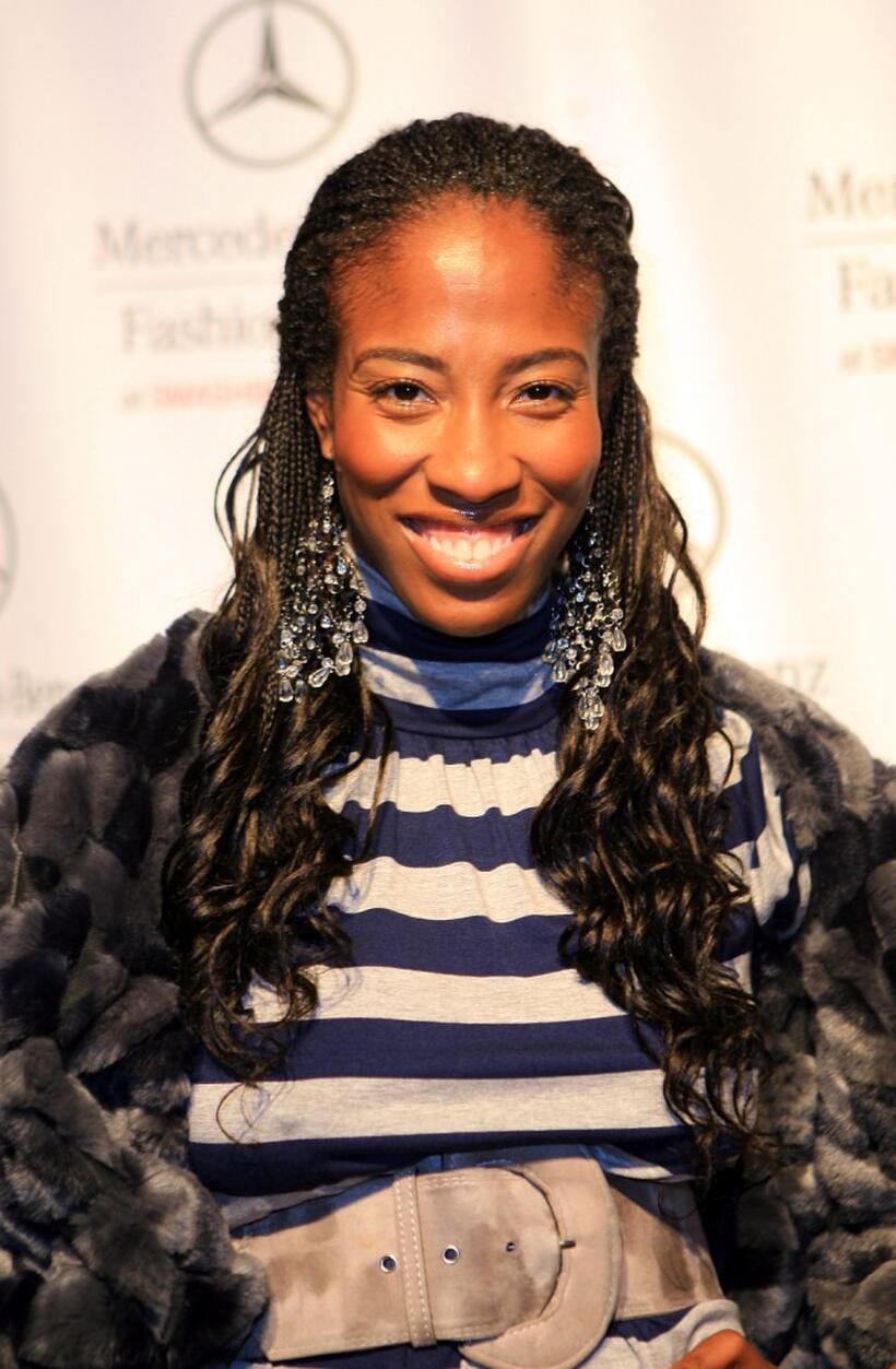 Shondrella Avery at the Mercedes Benz Fashion Week.