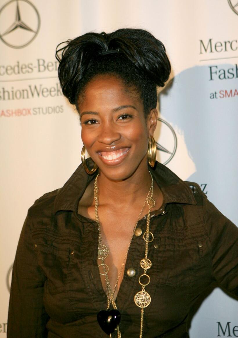Shondrella Avery at the Mercedes Benz Fashion Week.