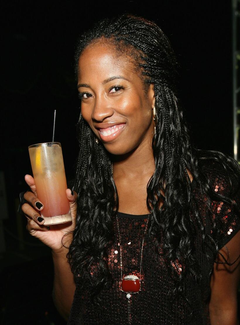 Shondrella Avery at the after party of "Whos Your Caddy."