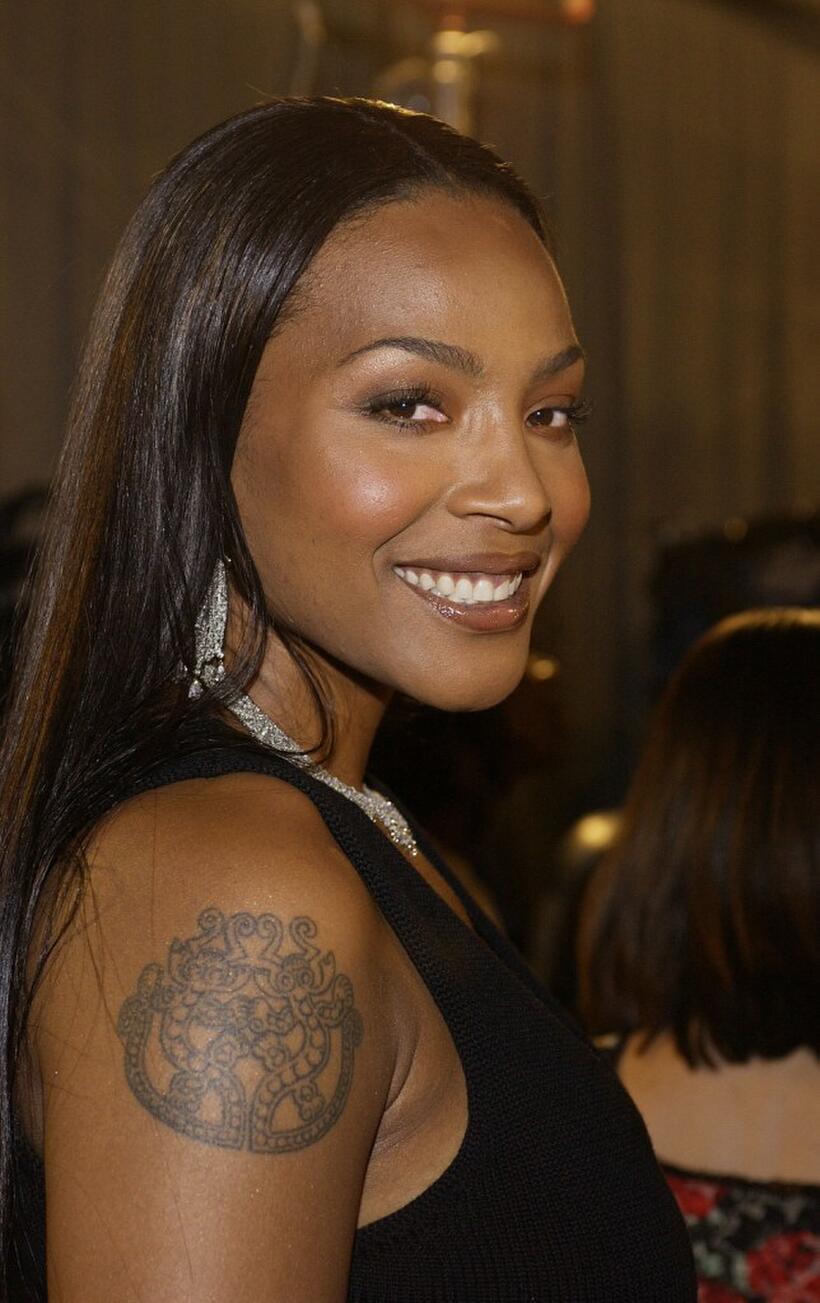 Nona Gaye at the world premiere of "Matrix Revolutions."