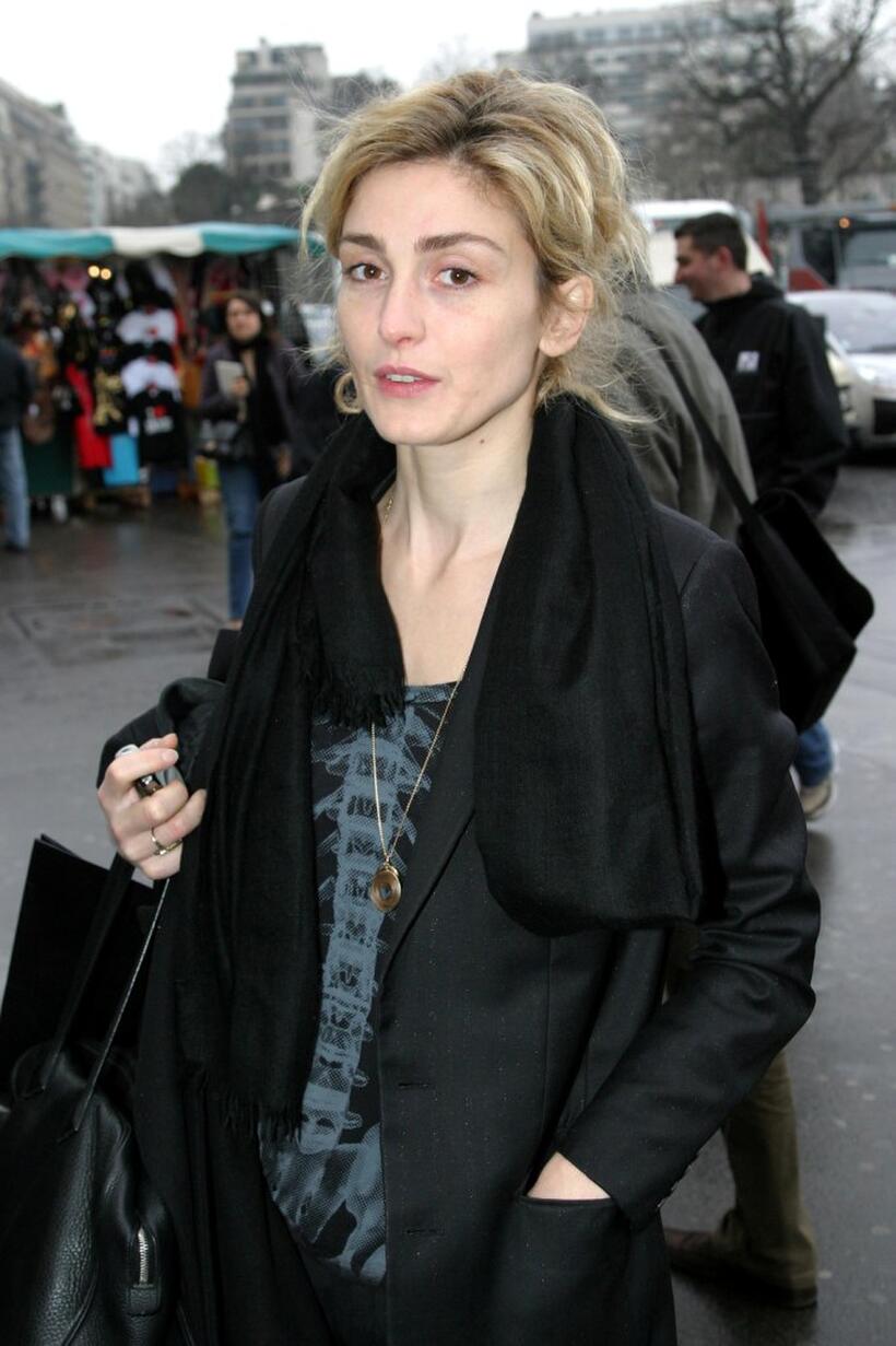 Julie Gayet at the Valentino PFW Fall Winter show.
