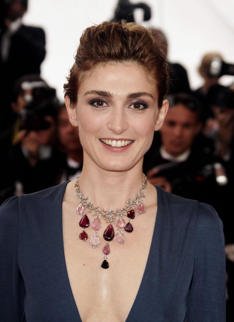 Julie Gayet at the premiere of "Il Caimano" during the 59th International Cannes Film Festival.