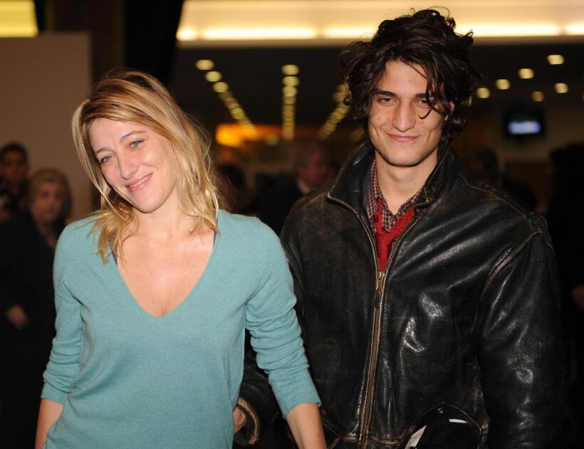 Valeria Bruni-Tedeshi and Louis Garrel at the opening dinner of Estoril Film Festival.