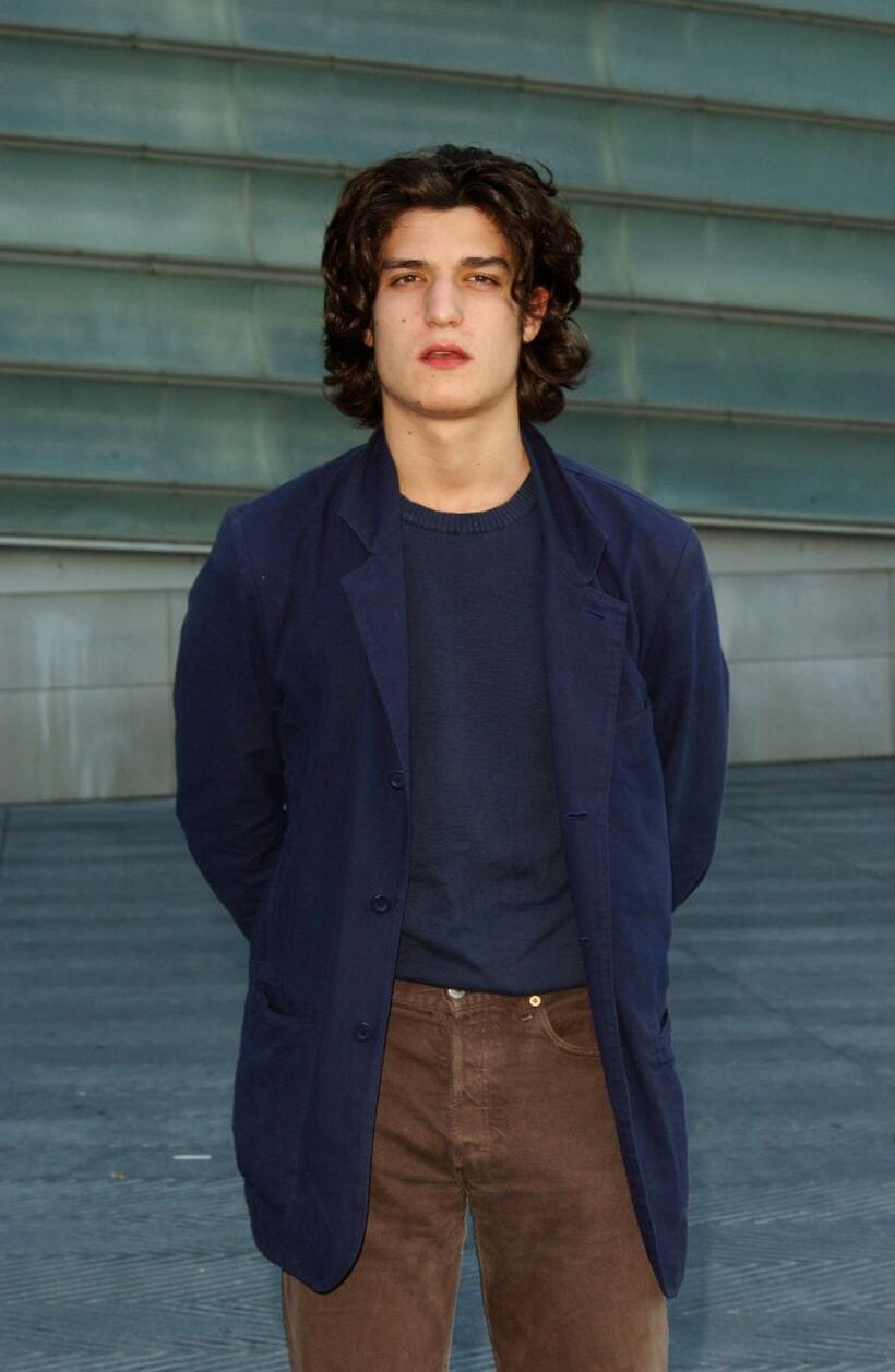 Louis Garrel at the photocall of "The Dreamers" during the 51st San Sebastian Film Festival.