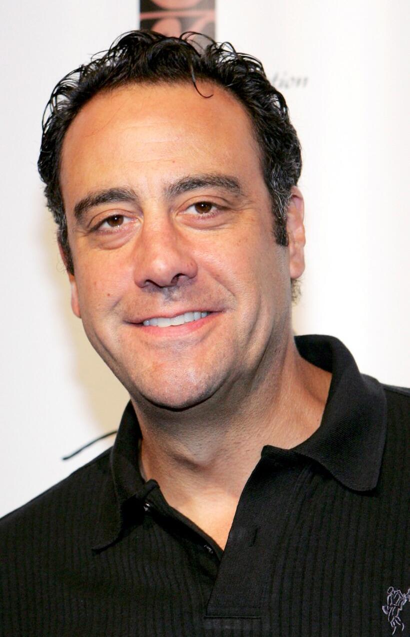 Brad Garrett at the celebrity basketball "New School vs. Old School" poker tournament.