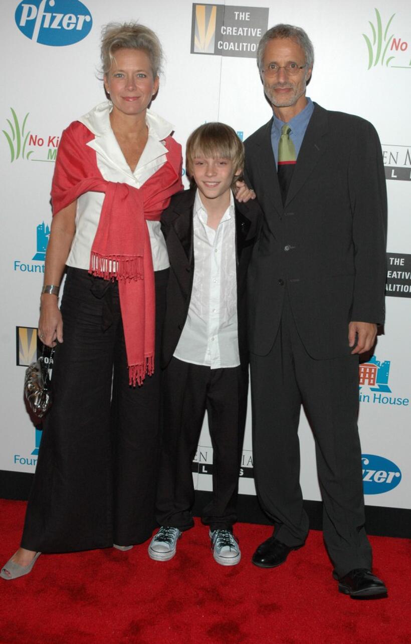 Susan Blech, Devon Gearhart and Robert Baruc at the premiere of "Canvas."