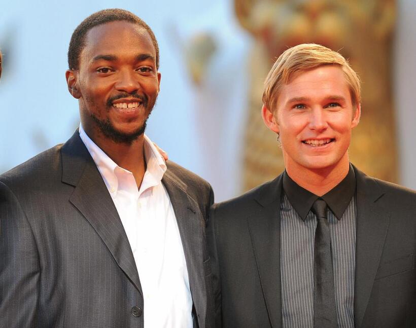 Anthony Mackie and Brian Geraghty at the screening of "The Hurt Locker" during the 65th Venice International Film Festival.