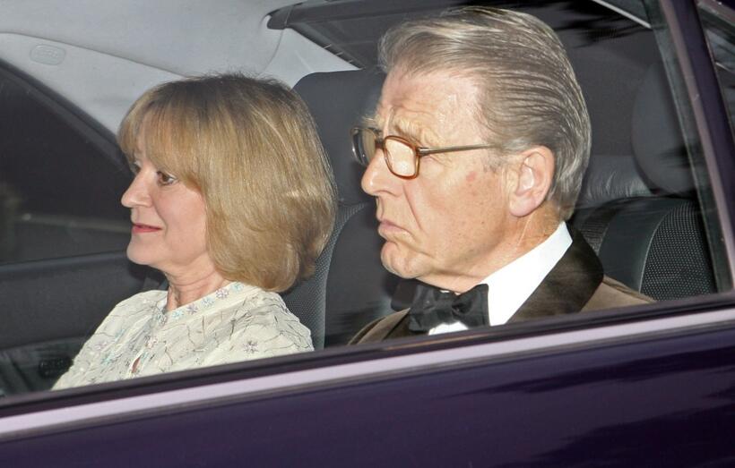 Edward Fox at Camilla Duchess of Cornwall's 60th birthday party.