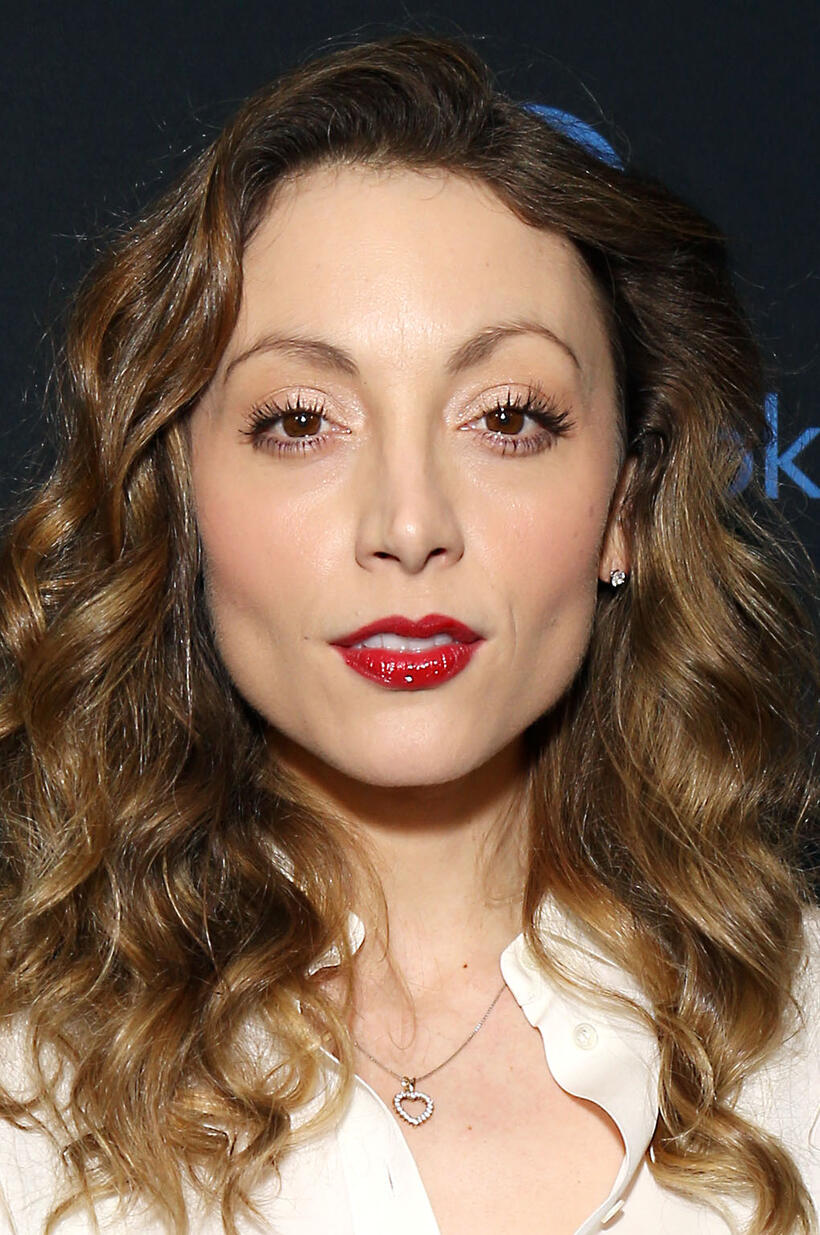 Leah GIbson at the Los Angeles premiere of Facebook Watch's "Sacred Lies: The Singing Bones".
