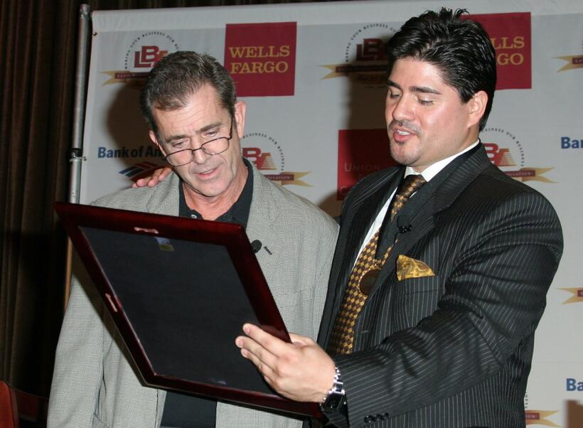 Mel Gibson at the Latin Business Associations Visionary Award.