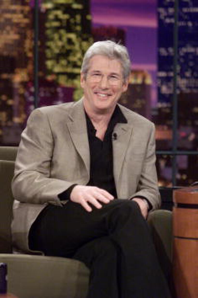 Richard Gere at The Tonight Show with Jay Leno in Burbank, California.