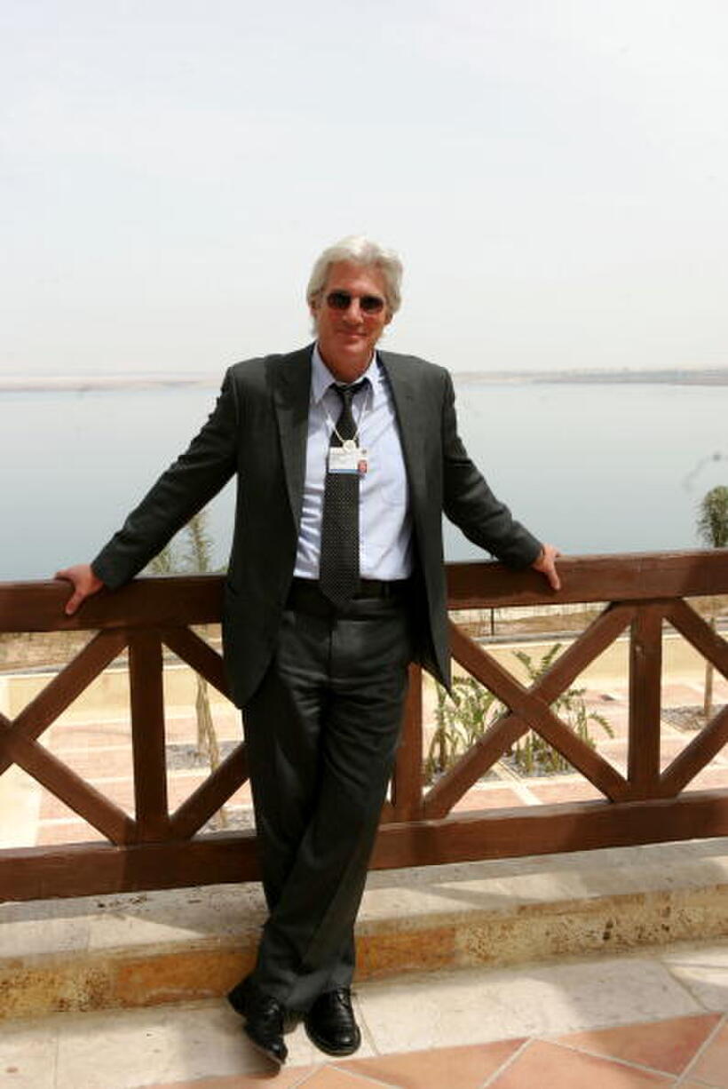 Richard Gere at the World Economic Forum in Shuneh, Jordan. 