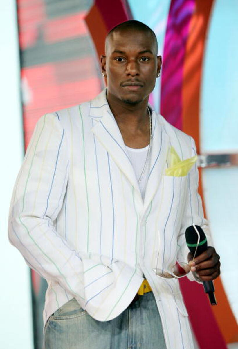 Tyrese Gibson at MTV "TRL." 
