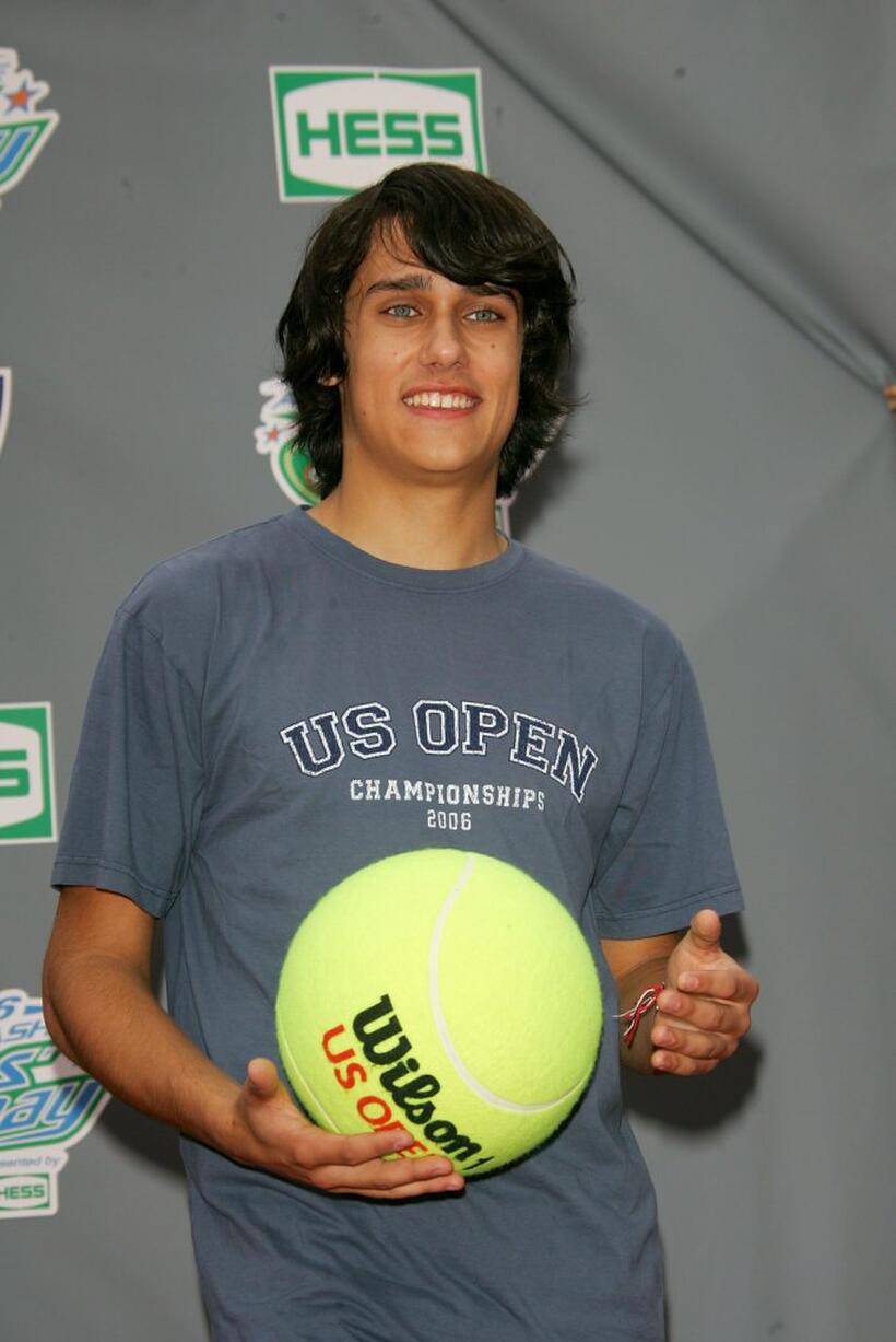 Teddy Geiger at the Arthur Ashe Kid's Day.