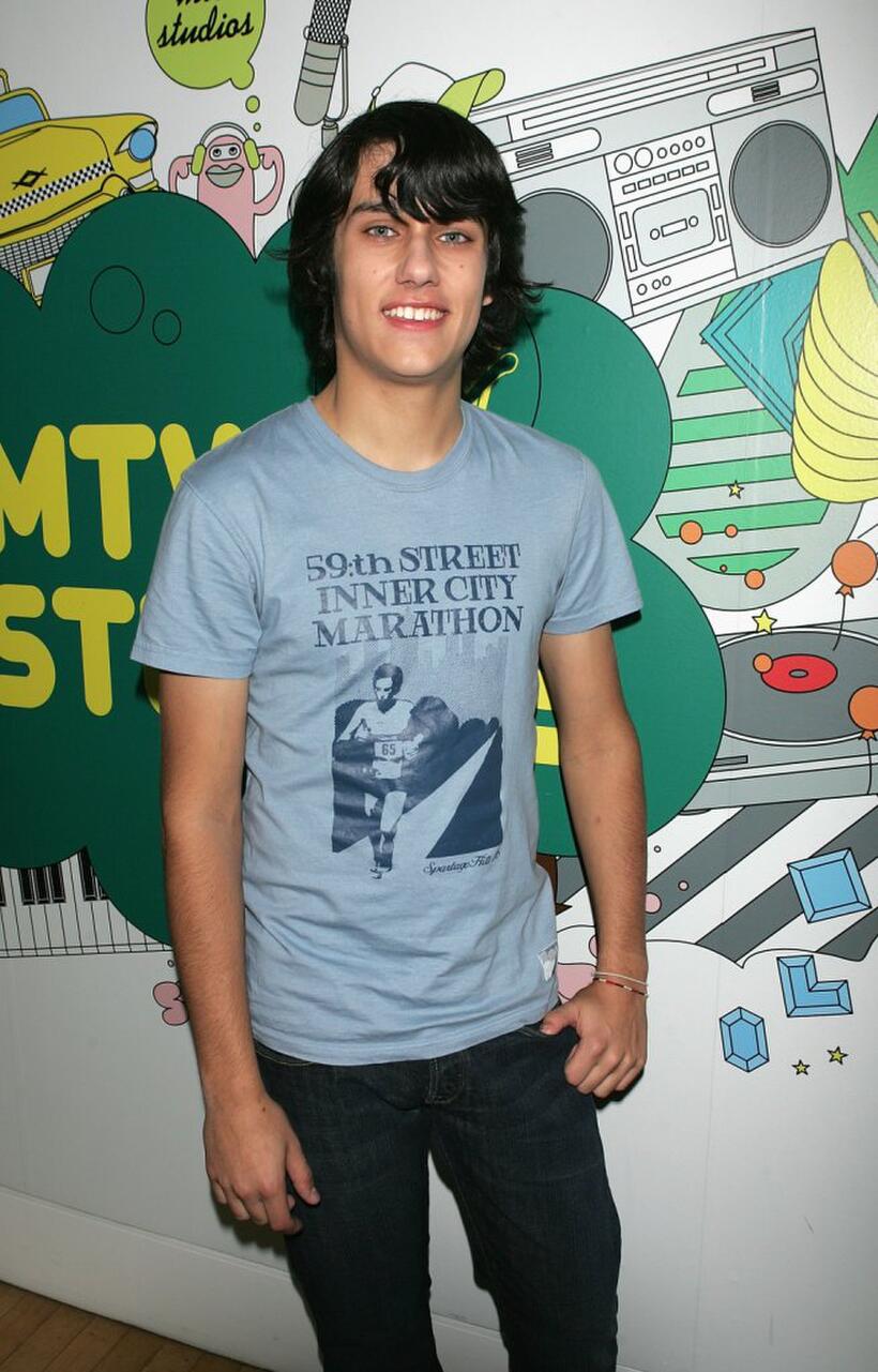 Teddy Geiger at the MTV's Total Request Live.
