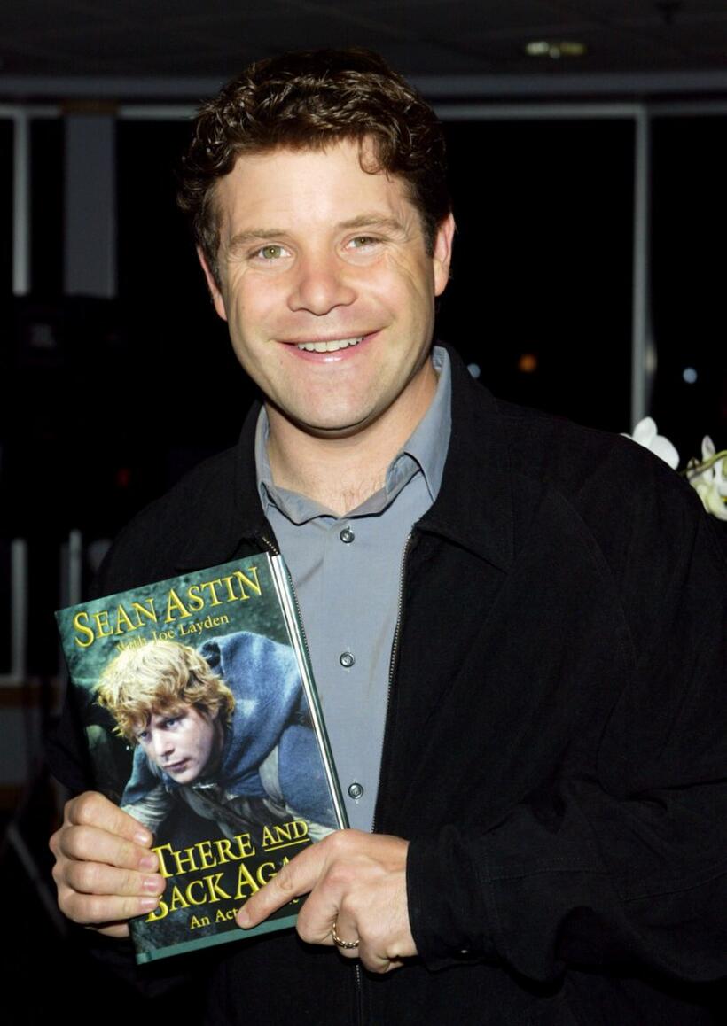 Sean Astin signs copies of his book 'There and Back Again: An Actor's Tale'.