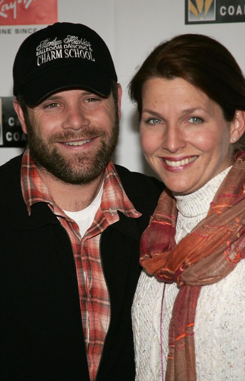 Sean Astin and Elizabeth Pena at the 2005 Sundance Film Festival, attend the 2005 Ray Ban Visionary Award Hollywood Life After Party.
