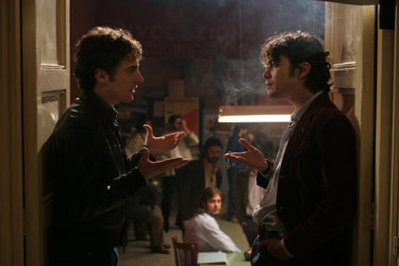 Elio Germano and Riccardo Scarmaccio in "My Brother Is an Only Child."