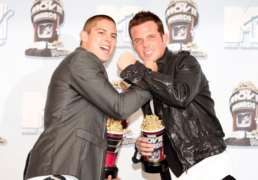 Sean Faris and Cam Gigandet at the 17th annual MTV Movie Awards.