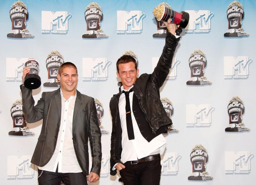 Sean Faris and Cam Gigandet at the 17th annual MTV Movie Awards.