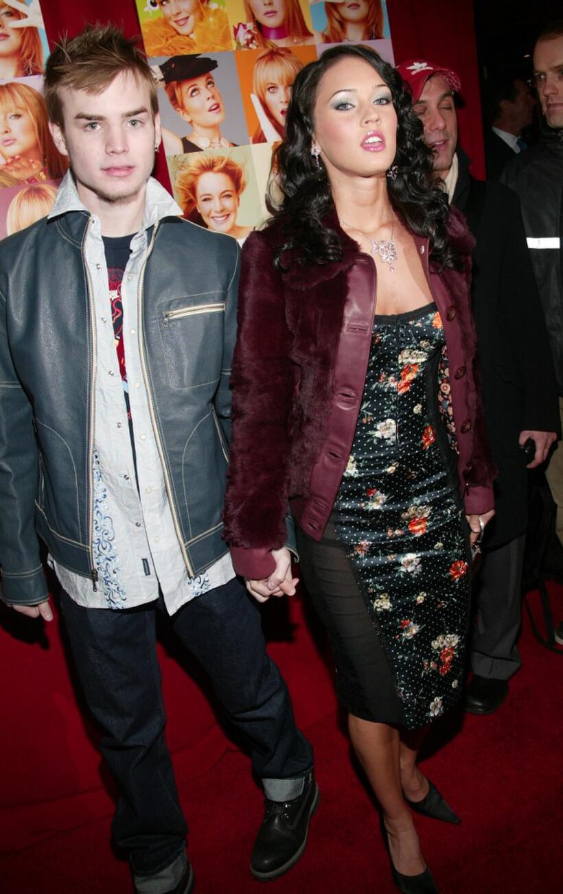 Megan Fox and boyfriend at the premiere of "Confessions Of A Teenage Drama Queen."