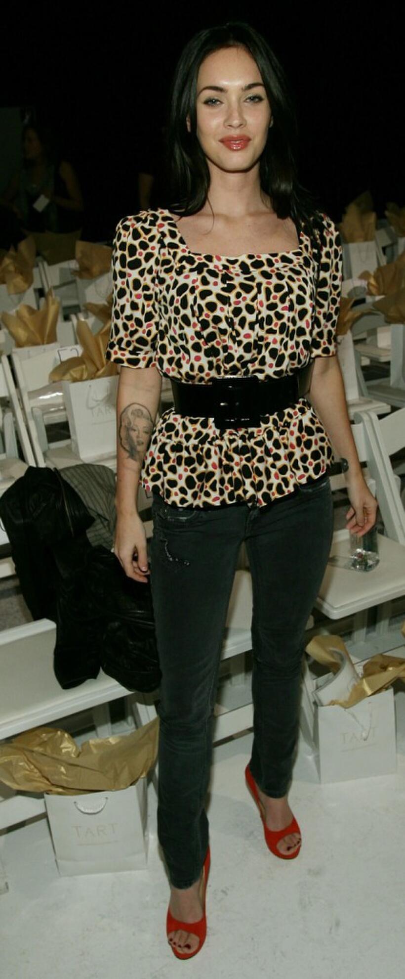Megan Fox at the Tart Spring 2008 fashion show during the Mercedes Benz Fashion week.